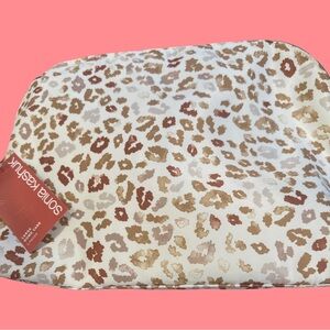 Sonia Kashuk Animal Print Makeup Pouch with brushes